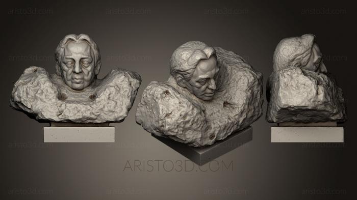 Busts and bas-reliefs of famous people (BUSTC_0738) 3D model for CNC machine